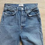 AGOLDE  '90s distressed high rise straight-leg jeans Photo 1