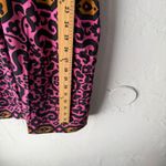 Hale Bob Los Angeles Silk Pink Black Gold Geometric Print Dress - Size M Boho Photo 4