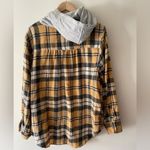 American Eagle  Plaid Hoodie Jacket Photo 3