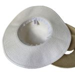 Target Set of 2 Bundle Beach Pool Sun Floppy Hats White Natural Photo 4