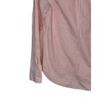 J.Crew Women's Top Shirt Embroidered Striped Long Cuffed Sleeve Button Pink XS Orange Photo 8