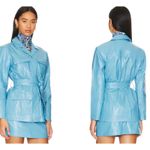 Rails ‎ The Romily Vegan Leather Military Jacket Size XS Photo 6