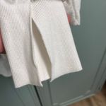 Bucket List VNeck Heathered White Pullover Sweatshirt Sz Small Casual Athleisure Photo 4