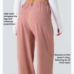Halara Flex High Waisted Pocket Wide Leg Waffle Work Pants Rose Women’s Medium Photo 14