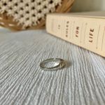 Crushed Turquoise Heart ‘89 Silver Ring Vintage “Jolene” Minimal Western Blue Jewelry Photo 7