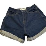 Denim & Co Women’s Denim Co Blue Short Shorts with Cuffs Size 6 Sku 2549 Photo 3