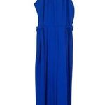 Calvin Klein Nwt Blue Halter Neck Jumpsuit Size 4 Photo 0