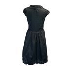 Merona  Dress Womens 2 Black Eyelet Dark Cottagecore Peasant Prairie Cowgirl Photo 3