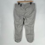 Torrid Crop Pull-On Skinny Stretch Poplin Mid-Rise Pant Gray Harbor Mist Size 1X Photo 8