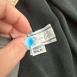 Candiss Cole Western 100% Silk Red and Black Flowy Vest Photo 2