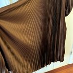 Mac Duggal  Long Sleeve Pleat Charmeuse CutOut Gown Espresso 26737 size 6 UB Photo 8