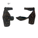 J.Crew  Buckle-strap Block Heels in Leopard-Print Calf Hair‎ Brown Size US 7 Photo 9