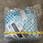 Dooney & Bourke Blue and White Checkered Shoulder Bag Photo 2