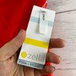 Zella  NWT Orange Red Compression Athletic Leggings Size XS Photo 3