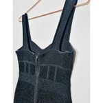 Herve Leger HERVÉ LÉGER Black Bandage Sweetheart Neckline Lurex Gown Dress Size Medium Photo 10