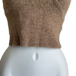 ZARA Y2K Women Crop Top S Sweater Tank Sweetheart Neck Layer Festival Coquette Photo 3