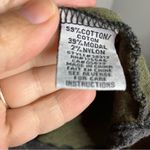 Habitat green & gray long sleeve shirt women’s size XL cozy casual boho Photo 2