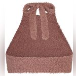 SKIMS NWOT  Rose Clay Cozy Knit Halter Bra Top Photo 1