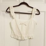 Ivory Cottage Balletcore Summer Ruffle Ribbon Tank Top & Midi Skirt Set Photo 8