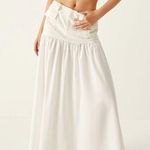 Commense Leisure Pockets Maxi Skirt size small White Photo 0