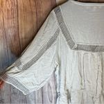 Black Rainn  Boho Women’s Large Tan Beige Open Trim Elastic Waist Photo 2
