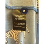 Women's Two Piece Pajama Set PJs Room Service blue Zebras size Large Photo 8
