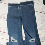 DL1961  Women's Margaux Instasculp Ankle Skinny Blue Jeans in Cracked. Size 26 Photo 8