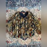 Anthropologie 223 Verb Pallavi Singhee Stephania Shimmer Boho Cottagecore Photo 2