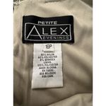 Alex Evenings  Womens Petite 16P Tan Dress Zip Sequined‎ Formal Evening Business Photo 2