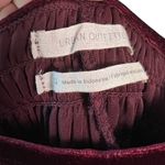 Urban Outfitters  Red Burgundy Velvet Patsy‎ Women's Romper Smocked Party Large Photo 8