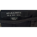 All Saints Ivana Trousers Wide Leg Women Black Women’s Size 6 Minimalist Office Photo 6