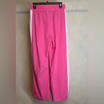 OTOS Activewear Womens Barbie Pink stripe Nylon W/Drawstring Ankle pants|Size:L Size L Photo 4