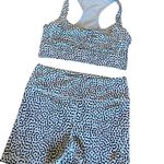 DO You Even Excel White Speckled Activewear Set Size M Photo 3