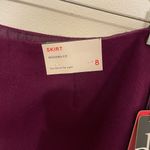 Dalia Collection  Wool Blend Dark Purple Mini Skirt size 8 Photo 4