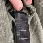 Anthropologie Sequin Shoulder Utility Shirt Jacket Olive Green Button Down XS Photo 15