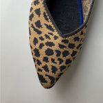 Rothy's  the point ballet flats slip on shoes in leopard print size W 8.5 Photo 3