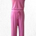 Lulus Lulu’s sleeveless waist tie lounge jumpsuit XS NWT Photo 0