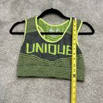 Women's NYC Brand Gray/Neon Yellow Sports Bra and Jogger Set. Fits Sizes S/M Photo 12