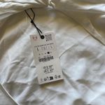 ZARA  nwt white satin blouse Photo 6