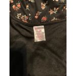 No Boundaries , black floral mesh ruffle blouse Photo 1