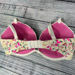 PINK - Victoria's Secret Victoria’s Secret PINK Floral Push-Up Bra Wear Everywhere Super Push-Up Size 32D Photo 1