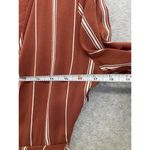 Amuse Society  Women's Dress Flared Cutout Front Striped Long Sleeve Size Small Photo 8