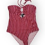 Beach Riot Phoenix Candy Cane Stripe Terry One Piece Size XL Photo 4