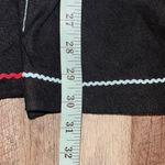 Saint Tropez West  Womens‎ Embroidered Lined Linen Blend Flare Skirt Black Size 8 Photo 9