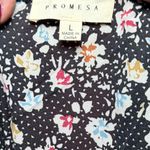 Prómesa Floral Black Blouse Photo 3