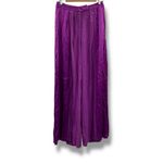 Anthropologie Corey Lynn Calter Two Tone Purple Wide-Leg Satin Pants Sz S Photo 2