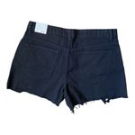 Hot Kiss  Women’s Black Rivets High Rise Shortie Jean Shorts Size 12 NWT Photo 1