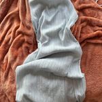 SheIn Baby Blue Dress With Slit Photo 0