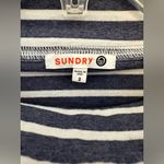 Sundry  Navy and White Striped Top 2 Photo 3