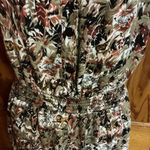 Vintage 80s Safari Jumpsuit Animal Print Boho Utility One Piece Photo 7